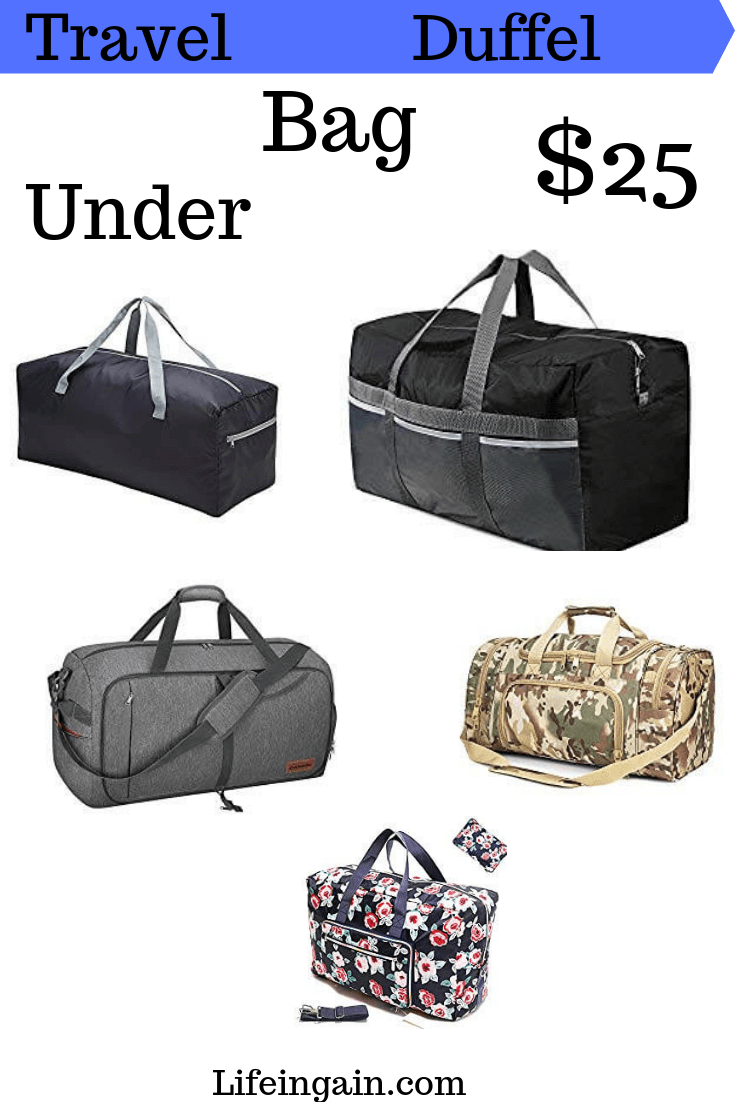 travel duffel bag under $25:travel duffel bag