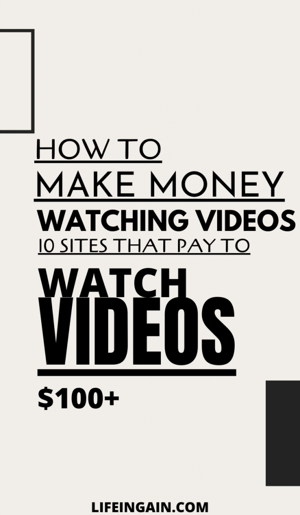 Make money watching videos 10 sites that pay to watch videos
